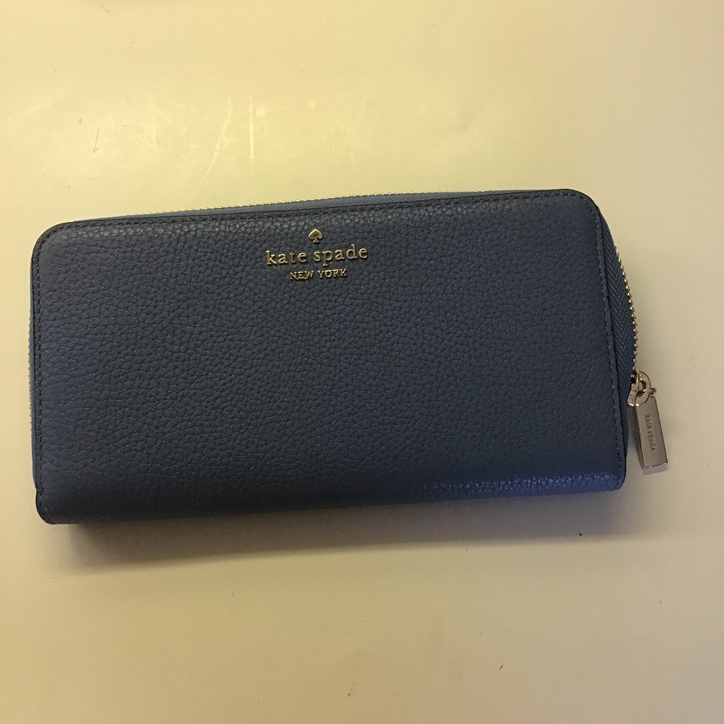 Kate Spade New Blue Large Continental Wallet